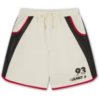 AND1 Pantalón ecru / rojo vivo / negro