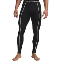 Under Armour Pantalón deportivo negro / blanco