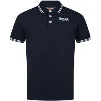 Lonsdale Camiseta 'Eastleigh' azul oscuro / blanco