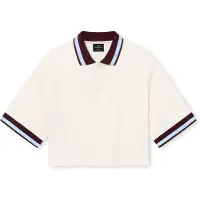 Johnny Urban Camiseta 'Abbie' crema / azul claro / borgoña