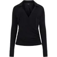 Guess Marciano By Ilary Wrap Ls Top Jet Black Talla: L | Manga Larga Outlet | Mujer | Negro