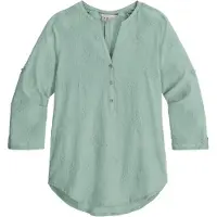Royal Robbins - Women's Oasis Tunic II 3/4 Sleeve - Blusa size XS, turquesa