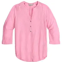Royal Robbins - Women's Oasis Tunic II 3/4 Sleeve - Blusa size M, fucsia