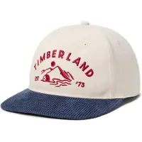 Timberland Gorra 'Mountain' beige / verde oscuro / rojo