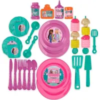 Cefa Toys Maletín De Glamping Camping Y Barbacoa Barbie