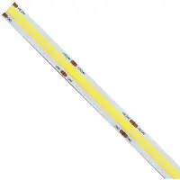 Alcapower Tira de LED COB de color único, 15 W/metro, 24 V, 5 metros de longitud, color amarillo