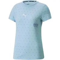 Puma Camiseta funcional azul / azul claro / lila / blanco