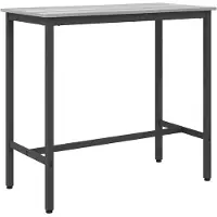 vidaXL Mesa, color gris Sonoma, 100 x 50 x 90,5 cm