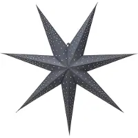 Star Trading Punto de estrella de papel, colgante, de 7 puntas, diámetro: 80 cm, color azul