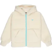 Roxy - Kid's Back to Full Zipped - Forro polar size 12 Years - L, beige/blanco