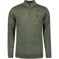 No-excess Pullover Half Zip 2 Coloured Melange Light Moss Talla: XL | Jerséis Outlet | Hombre