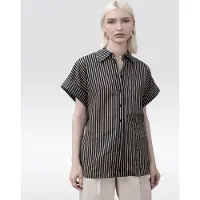 Lola Casademunt Blusa negro / blanco