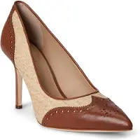 Ralph Lauren Zapatos con plataforma 'Lynden' beige / marrón