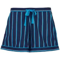Cyberjammies Pijama de pantalón corto 'Marina' azul / navy / blanco