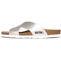 Bayton Zapatos abiertos 'GOMERA' negro / plata