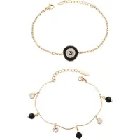 Faina Pulsera oro / negro