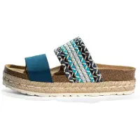 Bayton Zapatos abiertos 'CADIX' azul / mezcla de colores