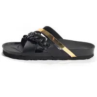 Bayton Zapatos abiertos 'MAGRITTE' oro / negro