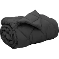vidaXL , manta de invierno, 140 x 200 cm, 450 g/m², color gris antracita
