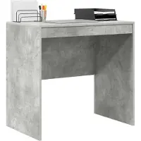 vidaXL Escritorio de hormigón gris, 80 x 50 x 76 cm ()