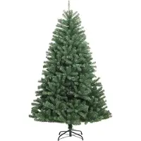 vidaXL Árbol de Navidad artificial plegable, color verde, 120 cm