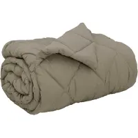 vidaXL , manta de invierno, 140 x 200 cm, 450 g/m², color gris claro