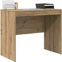 vidaXL Escritorio , estilo artesanal, roble, 90 x 50 x 76 cm