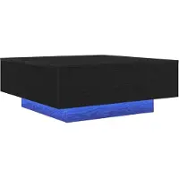 vidaXL , aspecto de roble negro, 80 x 80 x 31 cm, material de madera