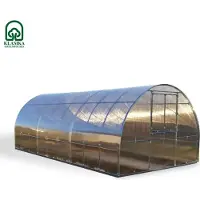 BAUMERA Invernadero KLASIKA EASY de 3x6 metros (18 m²) con paneles de policarbonato de 4 mm (estructura de tubo cuadrado)