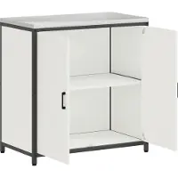 vidaXL Armario de almacenamiento para cocina modelo HATTEM, color blanco, 90 x 50 x 92 cm, acero