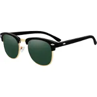 VeyRey Gafas de sol 'Halbbild Hayward' negro