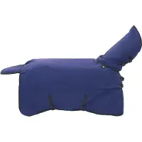 vidaXL Manta para caballos, color azul marino, 145 cm, de poliéster