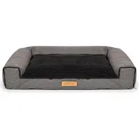 Dogeste Cama para perros, sofá para perros, funda XXL de 118x78 cm, tejido de pana color beige
