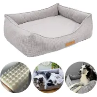 Dogeste Cama ortopédica para perros grandes, colchón para perros de tamaño XXL, 110 x 90 cm