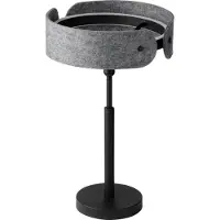 Osram Lámpara de mesa LED Decor Curve, con pantalla de fieltro, 19W, 3000K, 550lm, color gris, 270mm. Lámpara de mesa fabricada con fieltro y metal