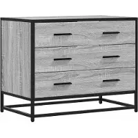 vidaXL Armario con cajones, color gris Sonoma, 70x41x56 cm, fabricado en material de madera
