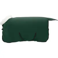 vidaXL Manta para caballo, color verde oscuro, 155 cm, polarfleece