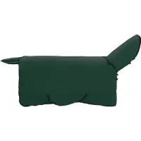 vidaXL Manta para caballos, color verde oscuro, 145 cm, de poliéster y forro polar