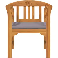 vidaXL Banco de jardín Rosenbank, madera maciza de acacia, 68,5 x 46 x 82,5 cm