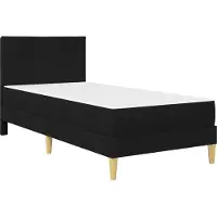 vidaXL Marco de cama, 90 x 200 cm, color negro