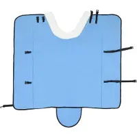 vidaXL Manta para caballos, modelo "Aqua", 145 cm, polarfleece