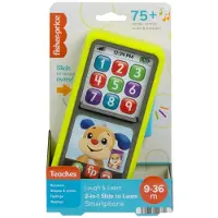 Fisher-Price Teléfono Inteligente De Juguete "infant-laugh &amp; Learn-slide To Learn 2 En 1
