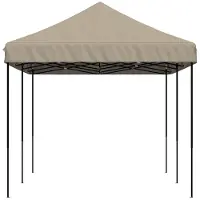 vidaXL Tienda de campaña para fiestas, 292 x 580 x 315 cm, color beige, tela Oxford