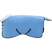 vidaXL Manta para caballo, modelo "Aqua", 85 cm, polarfleece