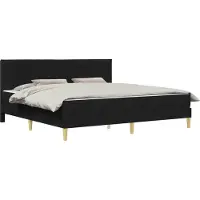 vidaXL Estructura de cama , 180 x 200 cm, color negro