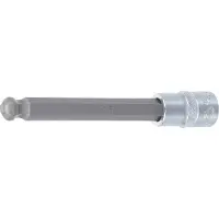 Bgs 4258: Broca de 12 mm, con cabeza esférica y forma hexagonal interior, para accionamiento de 12,5 (1/2")