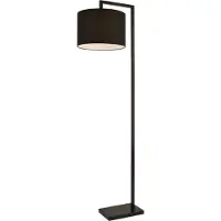 Lux.pro Lámpara de pie, 161 cm, lámpara de pie, casquillo E27, máximo 60W, lámpara de pie, lámpara de pie, metal,