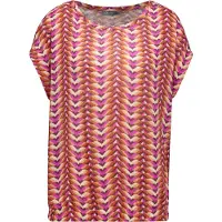 Geisha Top Lila/orange Talla: S | Blusas Outlet | Mujer | Naranja