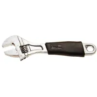 Bgs Llave de tubo ajustable 1440, con mango de plástico suave, 150 mm