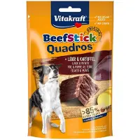 Vitakraft Palitos De Carne Quadros Aperitivo De Hígado Y Patata 70gr 7 Unidades